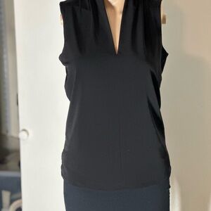 Grace Elements Black V-Neck Blouse